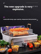 Commercial Electric Fryer - Single Cylinder Large Capacity Fryer for French Fries and Dough Sticks