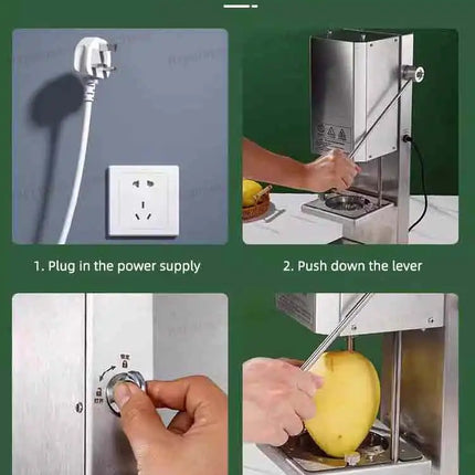 Machine à frites électrique commerciale automatique, machine à frites bouclées, robot culinaire en acier inoxydable, 100 kg/h