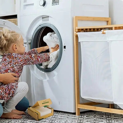 Travel Laundry Detergent Sheets 300 Loads Eco-friendly Washing Detergent Sheets Plastic-Free Washer Sheets, Fresh Linen