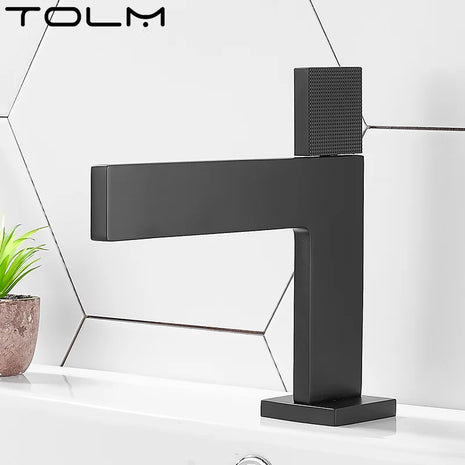 Tolm Bathroom Products Sink Faucet Bathroom Faucets Brass Mixer Faucet for Bathroom Toilet Faucet Golden Faucet Black Faucet