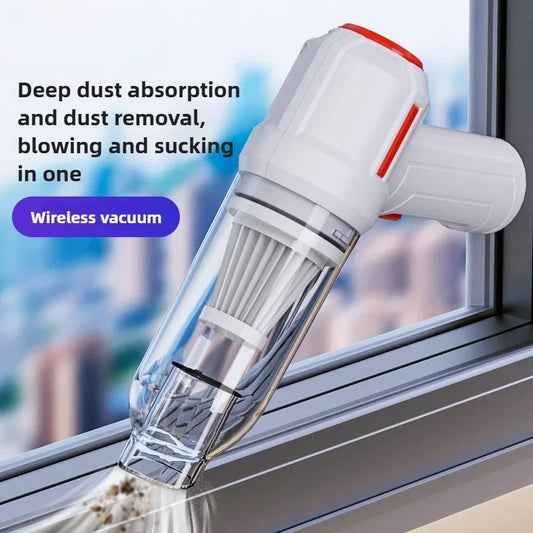 Car Vacuum Cleaner Strong Suction Powerful Mini Cleaning Machines Portable Wireless Handheld Air Blowers Household Appliances
