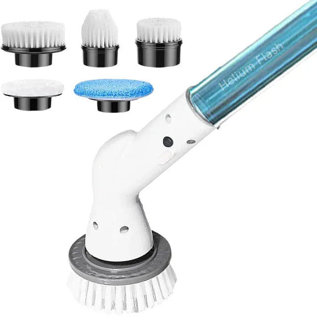 Brosse de Nettoyage Électrique Sans Fil 7 en 1 – Brosse Rotative Puissante Multi-Usages pour Cuisine, Salle de Bain, Sols & Vitres | Nettoyeur Ménager Rechargeable avec Écran Intelligent LCD/LED