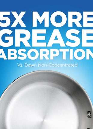 Liquide Vaisselle Moussant Ultra Dégraissant – Absorption 5x Supérieure – Mousse Puissante Sans Rinçage – Parfum Fraîcheur