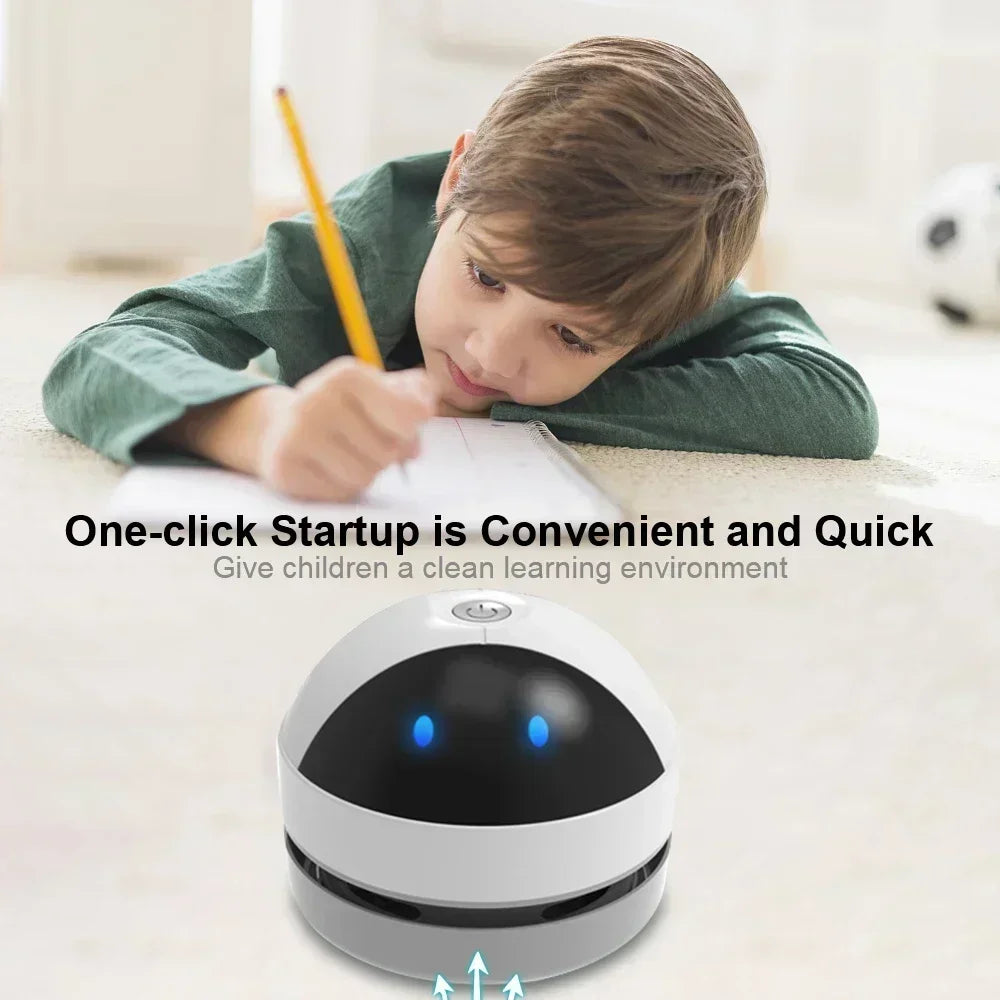 Desk Table Dust Vacuum Handheld Mini Vacuum Cleaner USB Table Sweeper Home Office Desktop Pencil Crumbs Cleaner Vacuum Cleaner