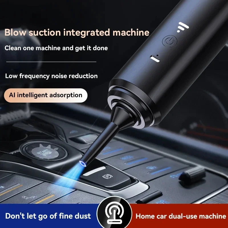 2025 New Wireless Car Vacuum Cleaner, 4-in-1 Handheld Portable Blower Wet&Dry Strong Suction for Home Car Cleaning Accessories