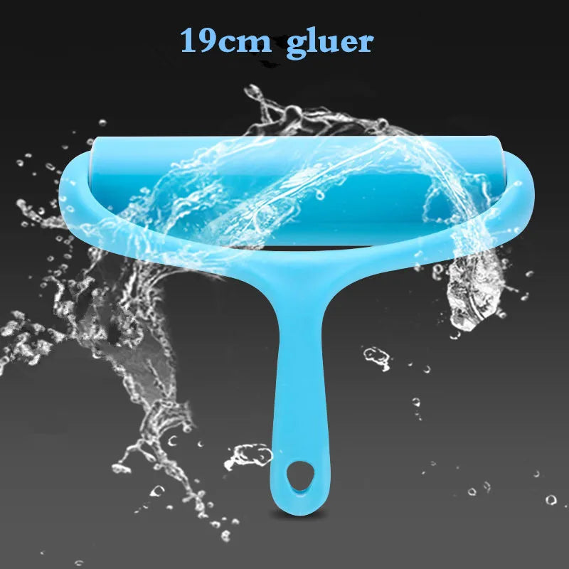 Effortless Telescopic Rubber Broom for Instant Pet Hair &amp; Floor Cleaning