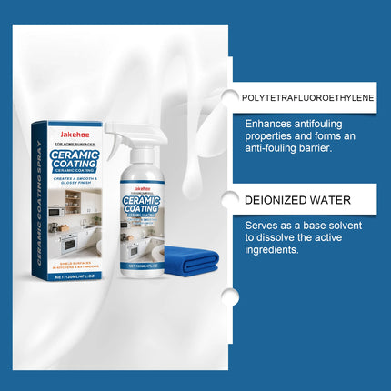 Kit de revêtement céramique en spray pour carrelage de cuisine et de salle de bain - E-menage