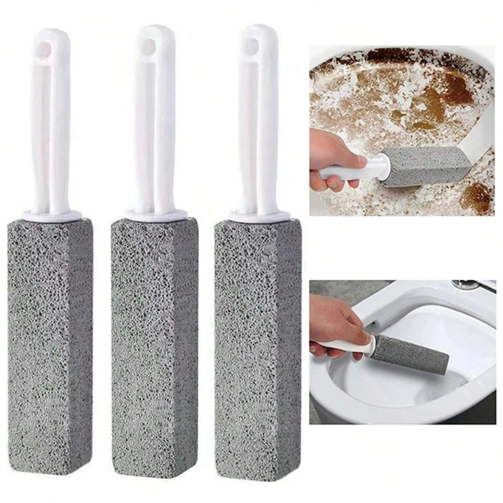 1/2/4Pcs Pumice Stone Toilet Brush Bathroom Cleaning Multifunction Wand Tile Sink Bathtub Limescale Stain Remove Washing Tools