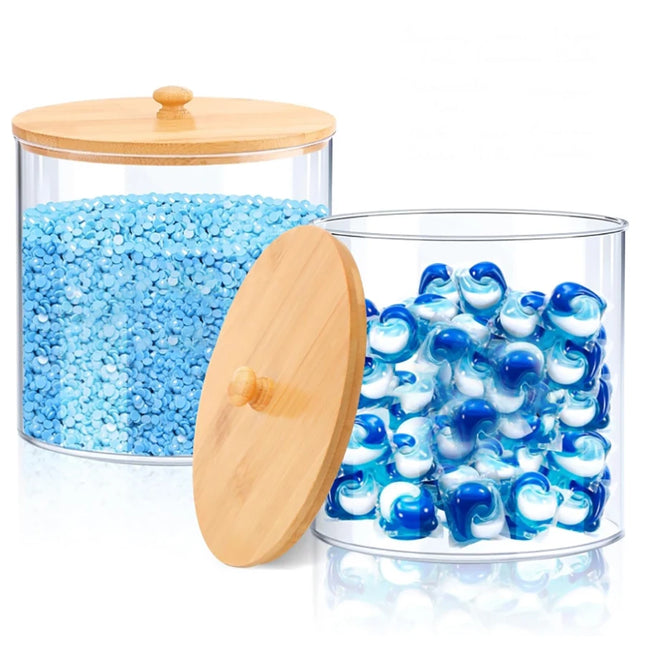 Conteneur de lessive en poudre acrylique grande capacité