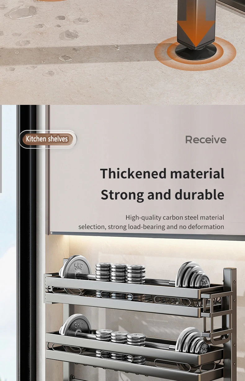 Kitchen Sink Dishwashing Double Layers Tablewares Storage Shelf Multi-functional Dish Drainer Countertop Organizer Accessories