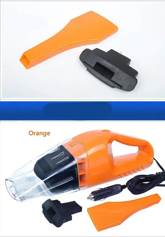 12V Car Vacuum Cleaner Portable 100W Handheld Portable Car Mounted Vacuum Cleaner Super SuctionWet AndDryDualUseCar Home Cleaner