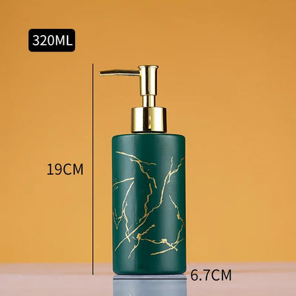 Distributeur de savon liquide, flacon en verre européen - E-menage
