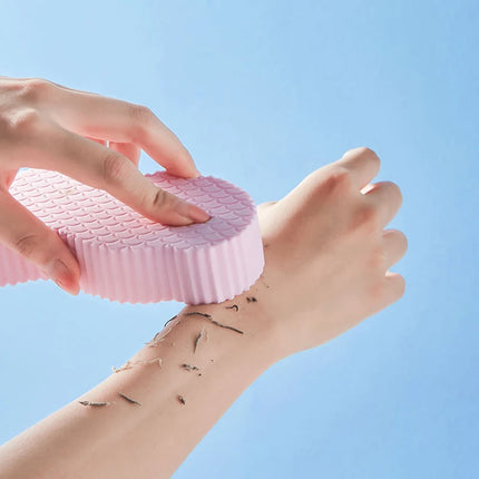 Éponge exfoliante douce pour le corps, gommage, bain, - E-menage