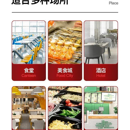 220V Professional Fryer Electric Cookware for Kitchen Deep French Fries Commercial Fryers Frying Oil Cooker Timer Arfrai AE