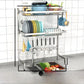 Stainl Steel 304 Kitchen Sink Di Drainer Ra Multi-Function Storage Plate Holder for Diwaing Pool above Countertop
