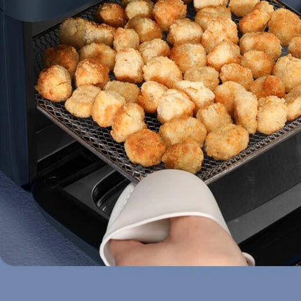 Visual Air Fryer Oven, 1500W Oil-Free Electric Cooker with Non-Stick Basket & Independent Knobs, Even Heating for Roast【7L】