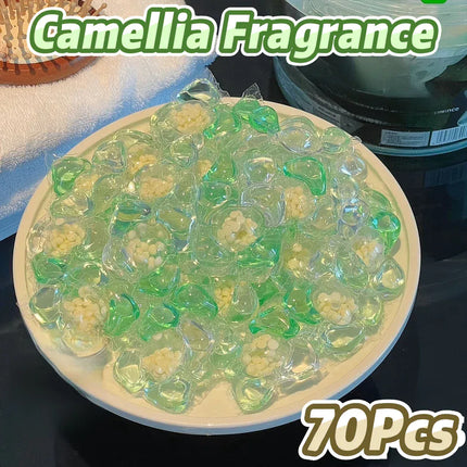 Perles de Lessive Concentrées – 70 Capsules Nettoyantes | Détachage Puissant, Parfum Longue Durée & Linge Éclatant | Détergent Actif Haute Efficacité, Facile à Utiliser – Marque CNDK