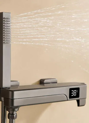 Brass Bathtub Faucet Bathroom Faucet Bath Faucet Shower Mixer Crane Digital Display Faucet for bathroom Waterfall Spout