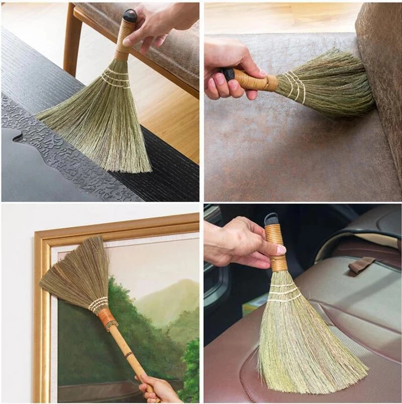 Elegant Soft-Fur Japanese Broom — A Calm Solution for Dust-Free, Peaceful Homes