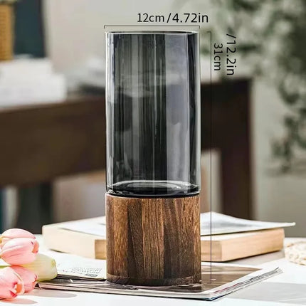 Grand vase en verre haut de gamme de style contemporain - E-menage