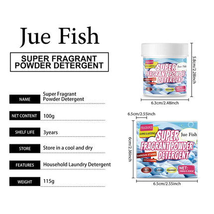Lessive en poudre détachante puissante 100g - E-menage