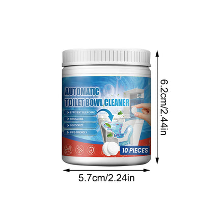 Toilet Bowl Cleaner  Cleaning 10 Tablets Blue Bubble  Powerful Deodorizer For Bathroom Wc  Descaling And Deodorize Toilet Cleane