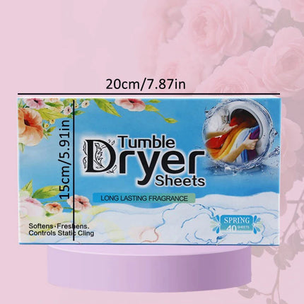 Feuilles de séchage adoucissantes pour linge – 120 feuilles ultra douces | Parfum frais longue durée, effet antistatique, élimine les odeurs | Linge propre et souple, soin textile NoEnName_Null