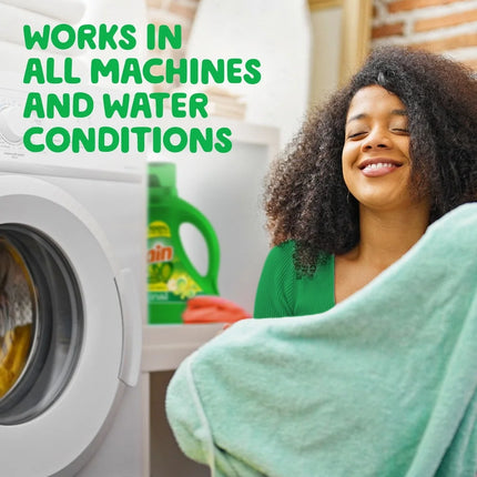 Liquid Laundry Detergent Heavy Duty Original Scent 46 fl oz 32 Loads Odor Eliminating Formula High Efficiency Cleanser