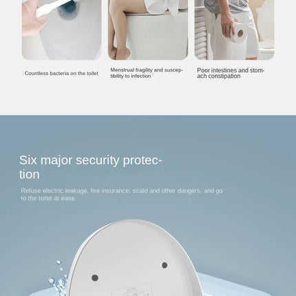 Stérilisation intelligente du couvercle de toilette, universelle, siège entièrement automatique, température constante, nettoyage par chauffage, séchage à air chaud