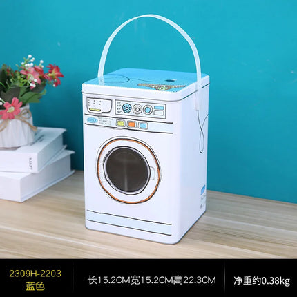 Storage Bucket for Household Laundry Detergent with Lid Hand-held Creative Storage Box Exquisite and Small Furniture Ornaments - E-menage