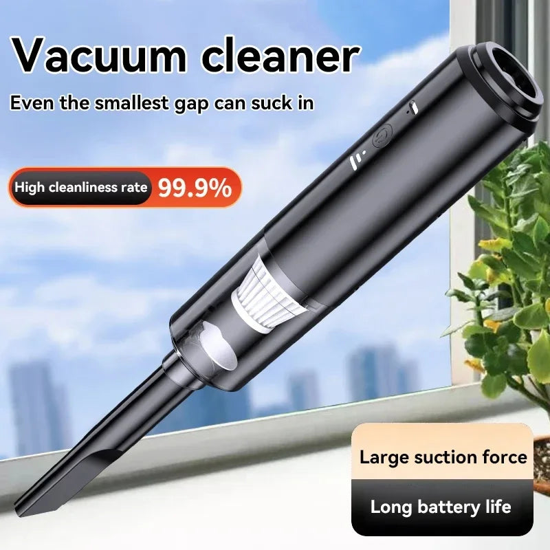2025 New Wireless Car Vacuum Cleaner, 4-in-1 Handheld Portable Blower Wet&Dry Strong Suction for Home Car Cleaning Accessories