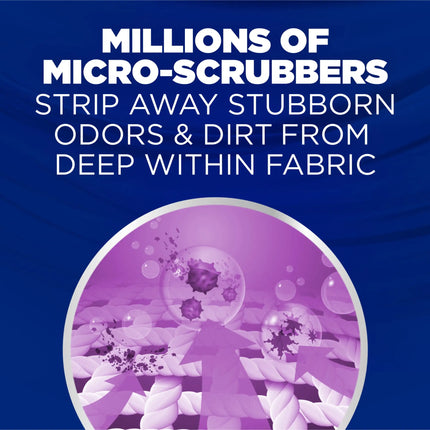 Lessive Liquide Deep Clean Odor Formula – 3,01 L (102 fl oz), 68 Lavages – Détachant Puissant &amp; Éliminateur d'Odeurs – Parfum Frais et Durable – Nettoyage en Profondeur Haute Efficacité