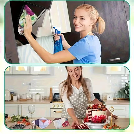Lot de 6 torchons de cuisine absorbants imprimés, essuie-mains
