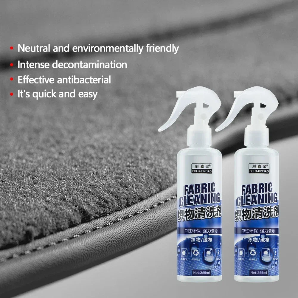 1 Nettoyant intérieur de voiture, nettoyant pour plafonds, cuir, flanelle, tissu tissé - E-menage