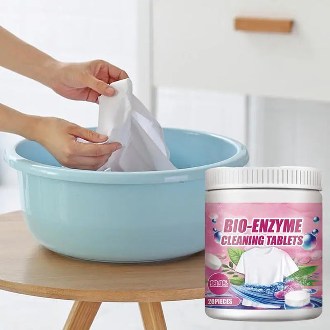 Feuilles de Lessive Enzymatiques Douces – 20 Pièces | Format Portable, Action Rapide, Sans Produit Chimique, Détachant Puissant &amp; Protection des Couleurs – Idéales pour Voyage, Coton, Lin et Soie