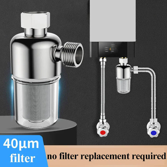 Household Pre-water Heater Filter Free Filter Element Replacement Water Inlet Tap Water Anti-scaling Water Purification Filter
