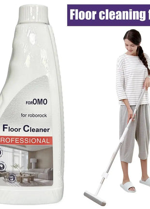 Solution de Nettoyage Antibactérienne pour Sols Roborock 480 ml – Nettoyant Liquide Concentré Haute Efficacité Compatible S8 Pro Ultra, S7 MaxV Ultra, Dyad et S7 | Séchage Rapide, Sans Traces