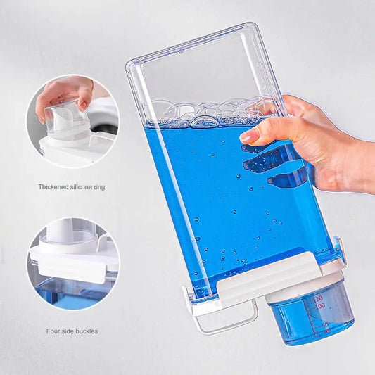 Contenant hermétique pour lessive liquide surdimensionnée - E-menage