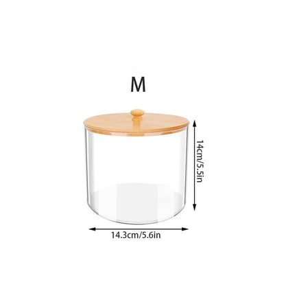 Conteneur de lessive en poudre acrylique grande capacité - E-menage