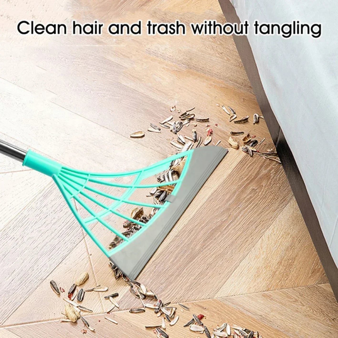 Household floor sweeping magic broom Non-stick hair broom broom Soft silicone mop bathroom wiper magic