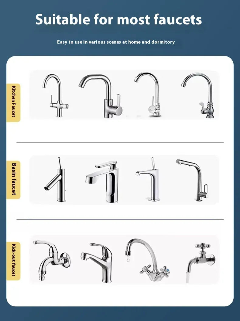 Water Faucet Filter Household Kitchen Home Faucet Mini Tap Water Clean Purifier Filter Filtration Cartridge Carbon Filter