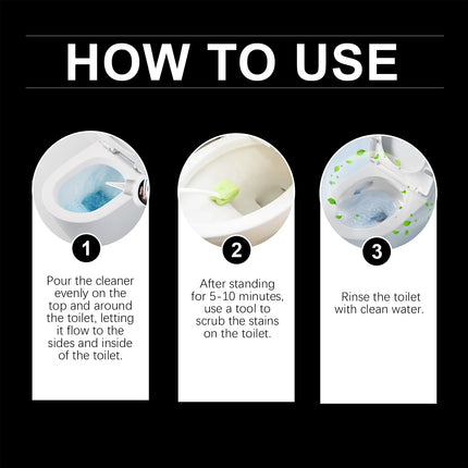 Scented foaming toilet cleaner