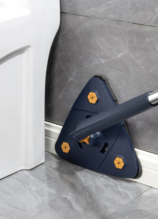 Balai serpillère triangulaire auto-essorant , microfibre - E-menage