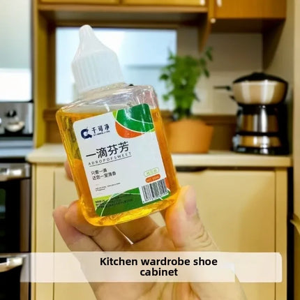 One-Drop Fragrance Toilet Air Freshener - Fast Odor Eliminator Concentrated Deodorant for Bathroom Drain Pet Areas Multi-Scene