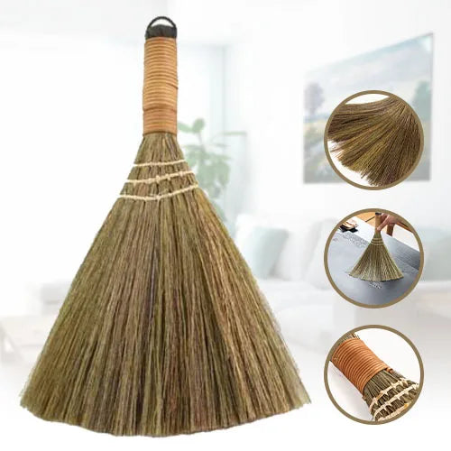 Japanese Style Broom With Short-Handle Sweeping Japanese Style Broom For Carpet Sweep Floor Cleaning Pet House Clean, Hair