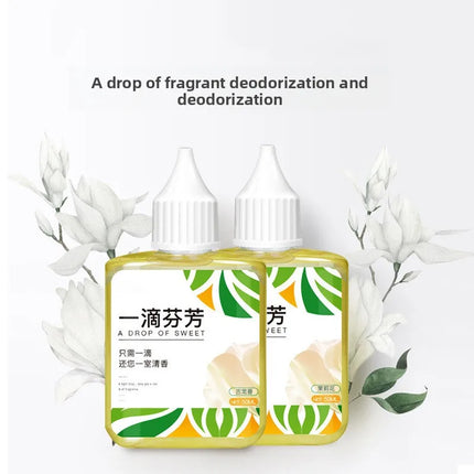 One-Drop Fragrance Toilet Air Freshener - Fast Odor Eliminator Concentrated Deodorant for Bathroom Drain Pet Areas Multi-Scene
