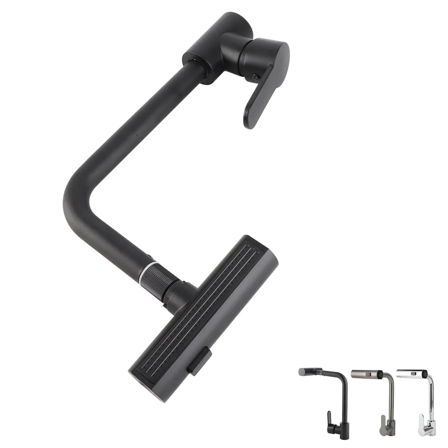 Sink Faucet Kitchen Sink Faucet Sink Faucet Rotatable 3 Function Sprayer Single Handle Hot Cold Water Kitchen Faucet for Home