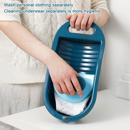 Multi-Purpose Laundry Scrub Board Mini Laundry Board For Hand Wash Clothes For Household Camping Underwear Socks Washboard - E-menage