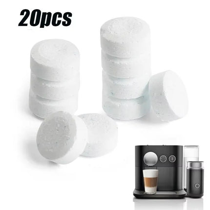 1/60 pastilles effervescentes nettoyantes pour machine à café, détartrant, multi-usages