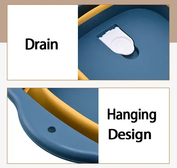 Passoire pliable en silicone pour fruits et légumes, égouttoir à vaisselle, outil de rangement de cuisine